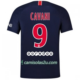 Camisolas de Futebol Paris Saint-Germain Cavani 9 Equipamento Principal 2018/19 Manga Curta